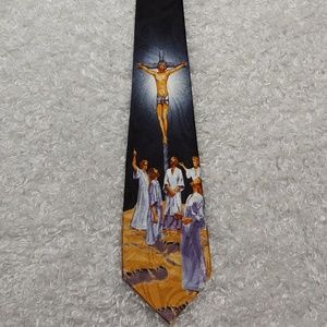 Jesus Crusifiction Church Tie